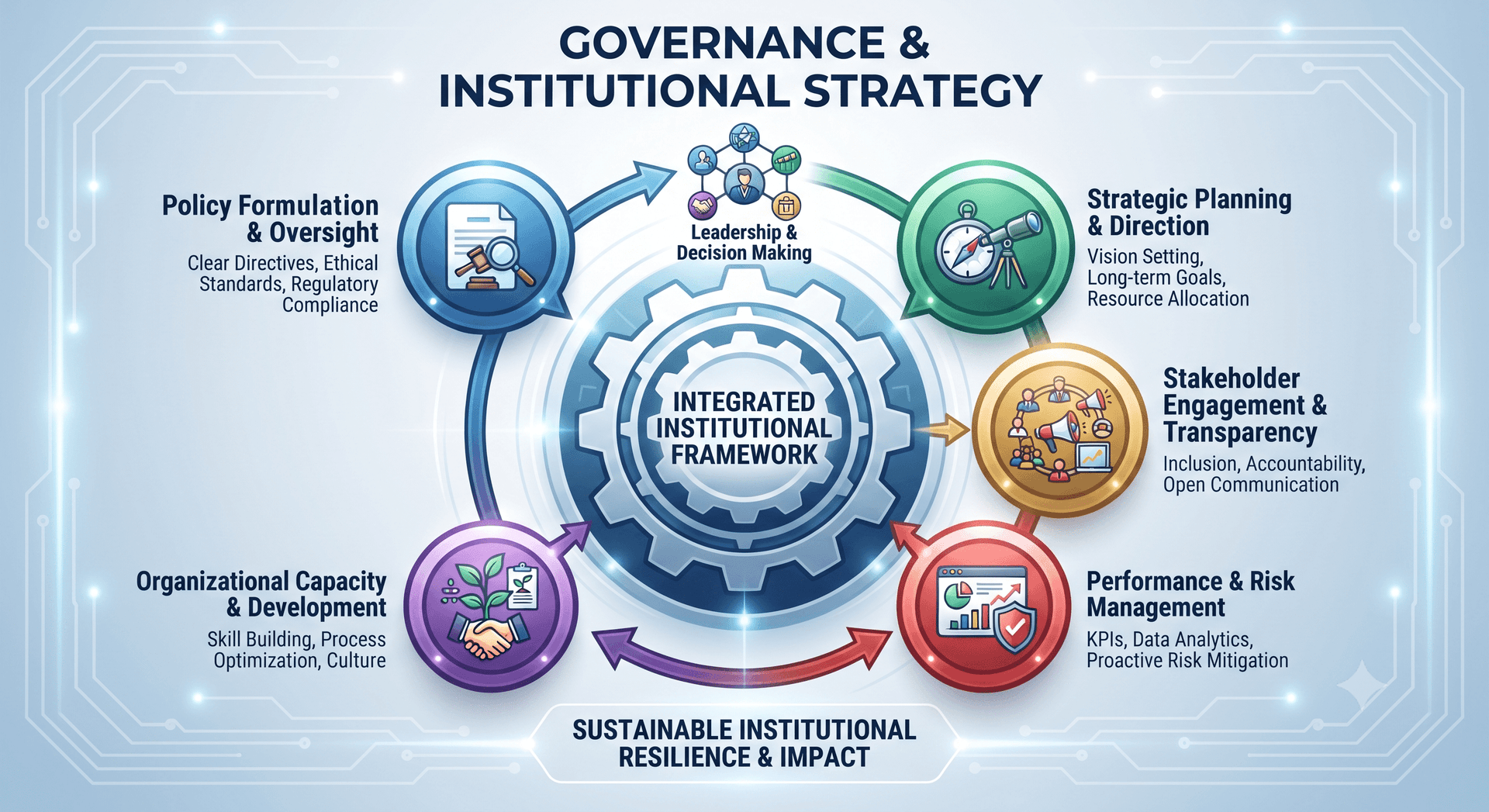 Governance and Institutional Strategy assessments and frameworks
