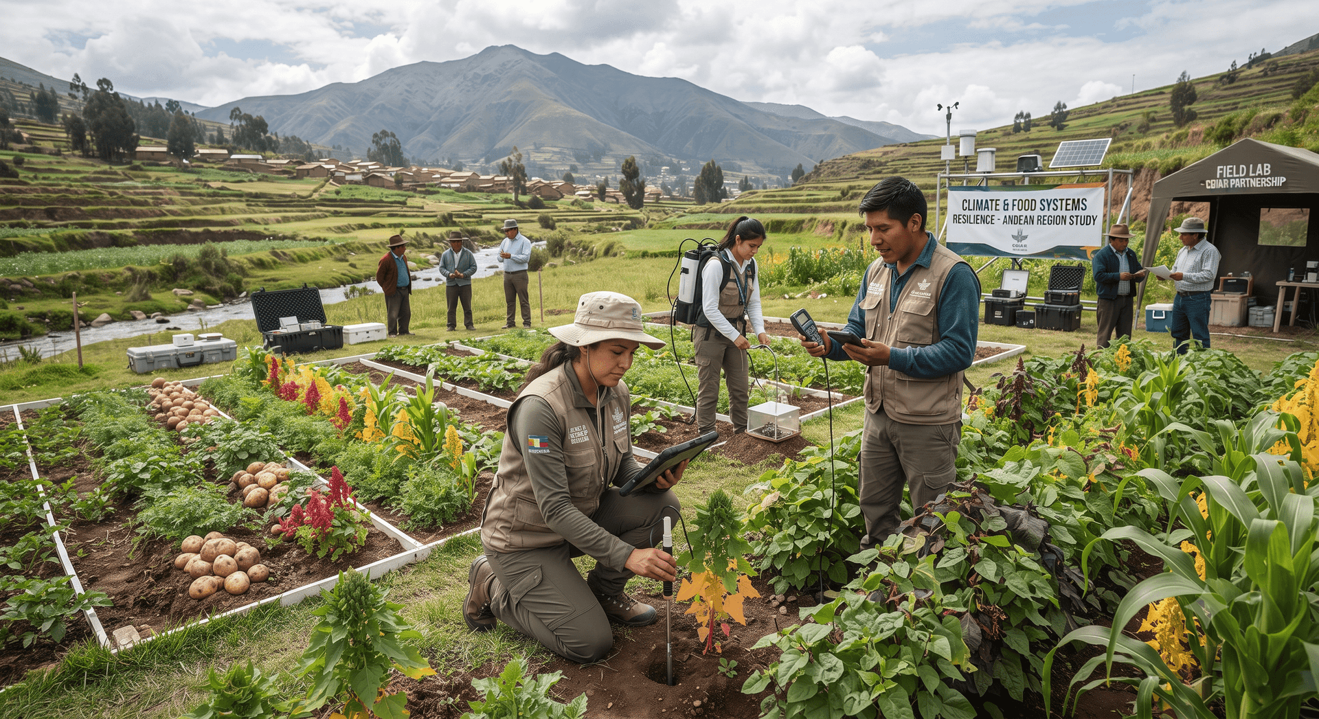 Climate and Food Systems Field Research and spatial analytics